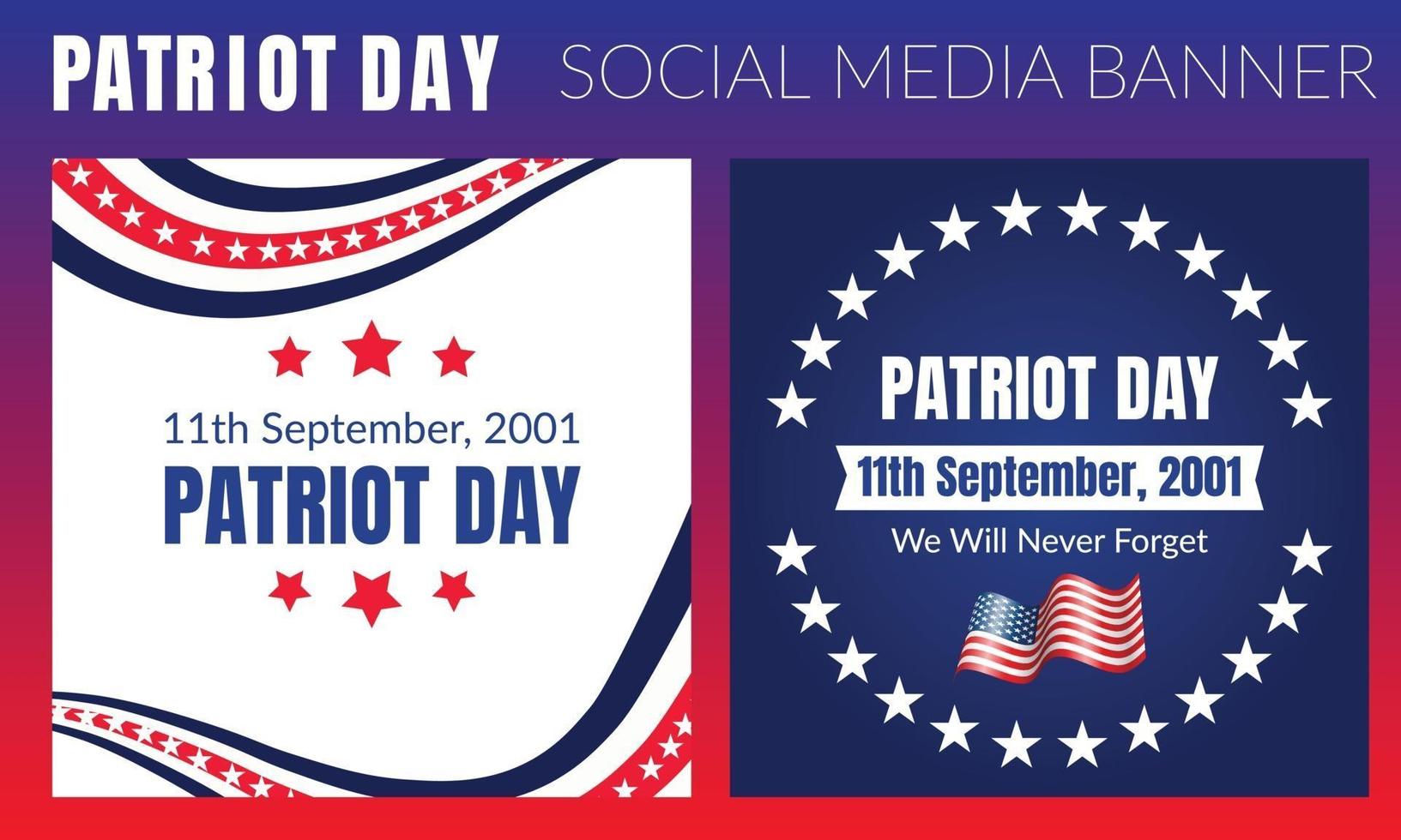 patriot day 9.11 herdenkingsillustratie met usa vlag, tekst 911 vector