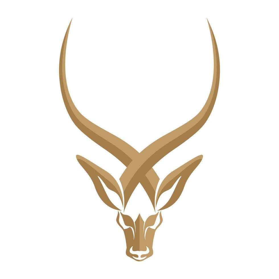 antilope logo vector illustraties ontwerp icoon logo