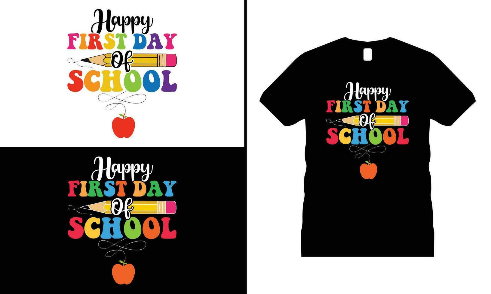 terug naar school- retro leraar kinderen hippie t-shirt ontwerp vector