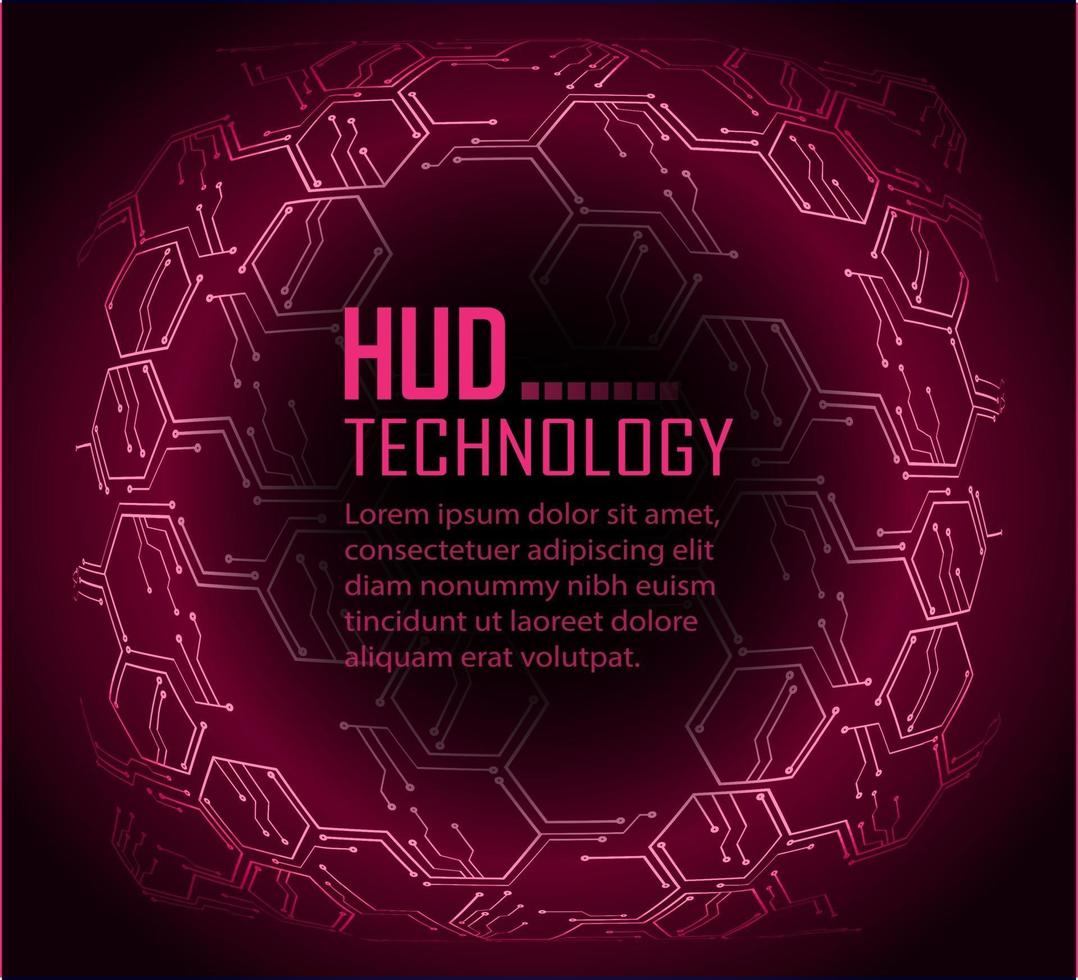 tekst cyber circuit toekomstige technologie concept achtergrond vector