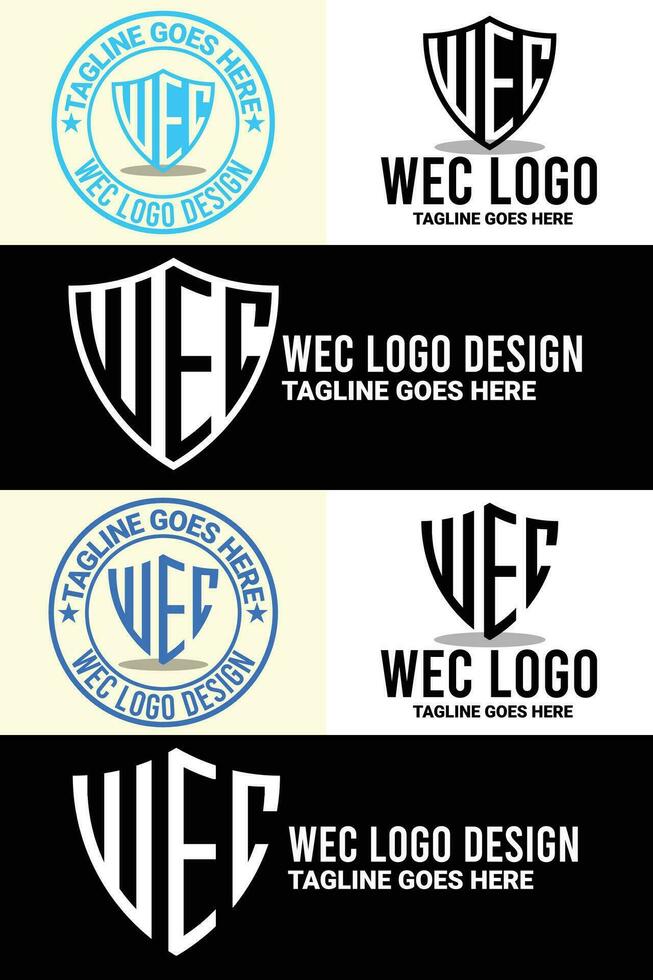 minimalistisch, alfabet, monogram, en brief Mark logo ontwerp bundel vector