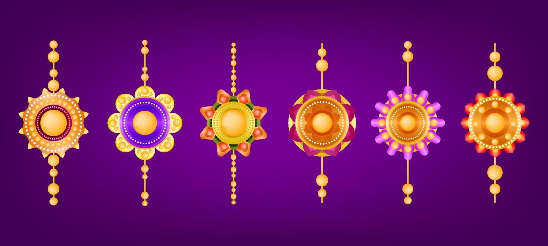 raksha bandhan india festival element collectie vector