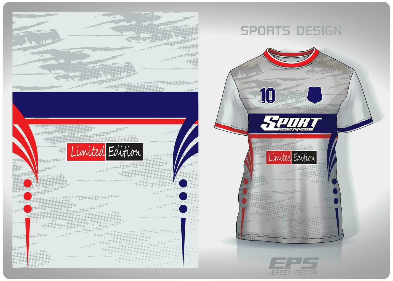 vector sport- overhemd achtergrond afbeelding.wit camouflage met blauw rood strepen patroon ontwerp, illustratie, textiel achtergrond voor sport- t-shirt, Amerikaans voetbal Jersey overhemd