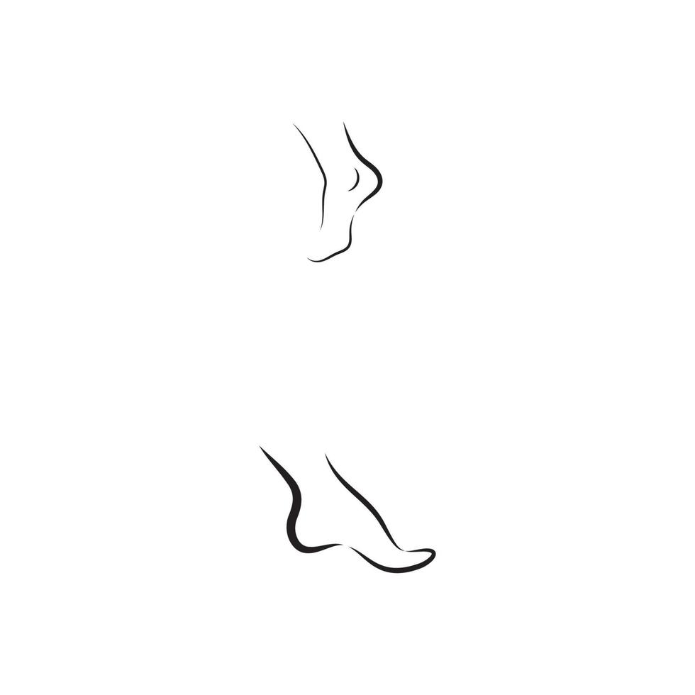 voet logo sjabloon vector symbool