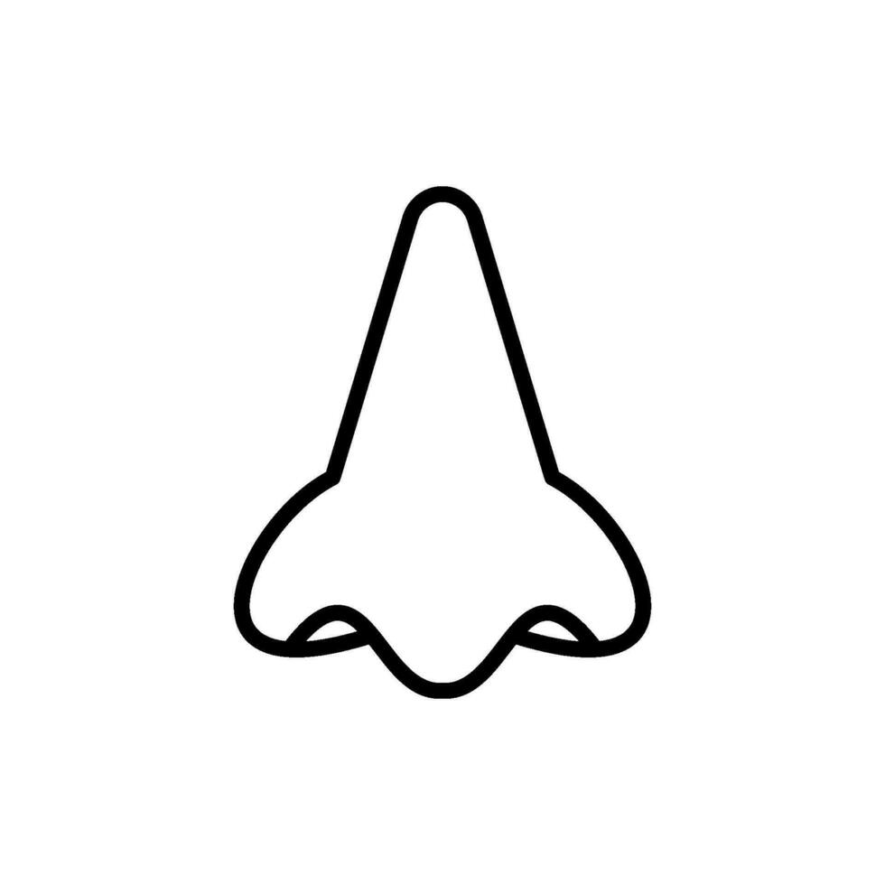 neus- icoon vector ontwerp Sjablonen