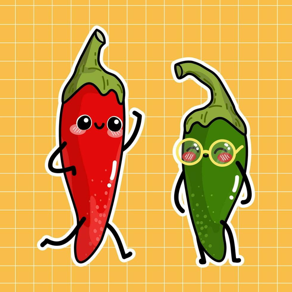 chili groente illustratie vector