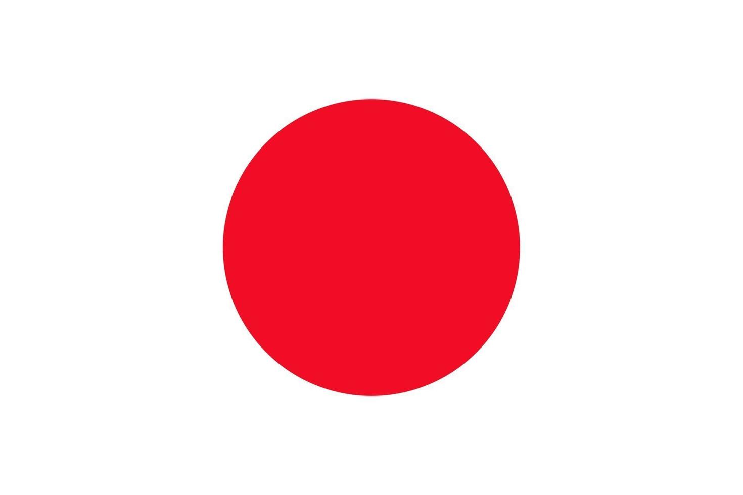 japanse vlag van japan vector