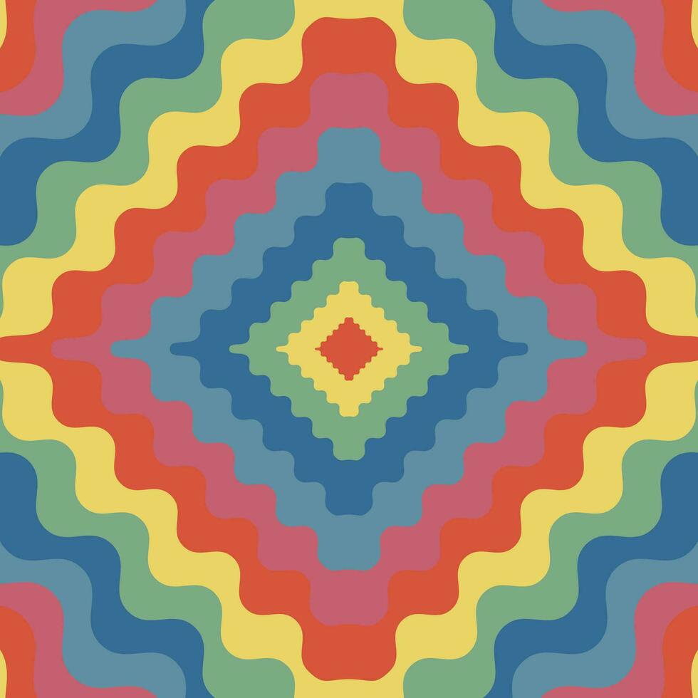 groovy psychedelisch achtergrond. vector illustratie.