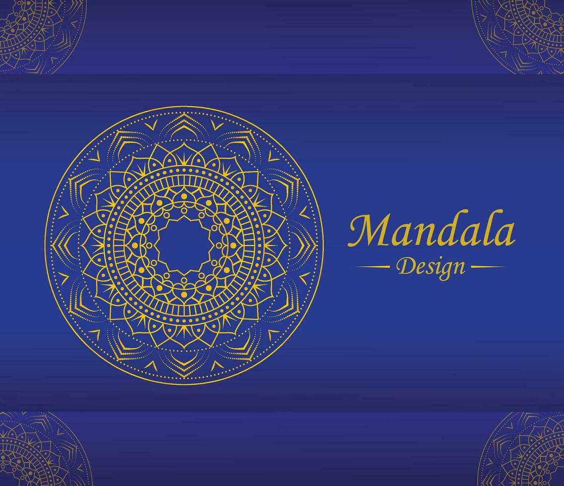 mandala presentatie, gemakkelijk abstract mandala ontwerp, vector