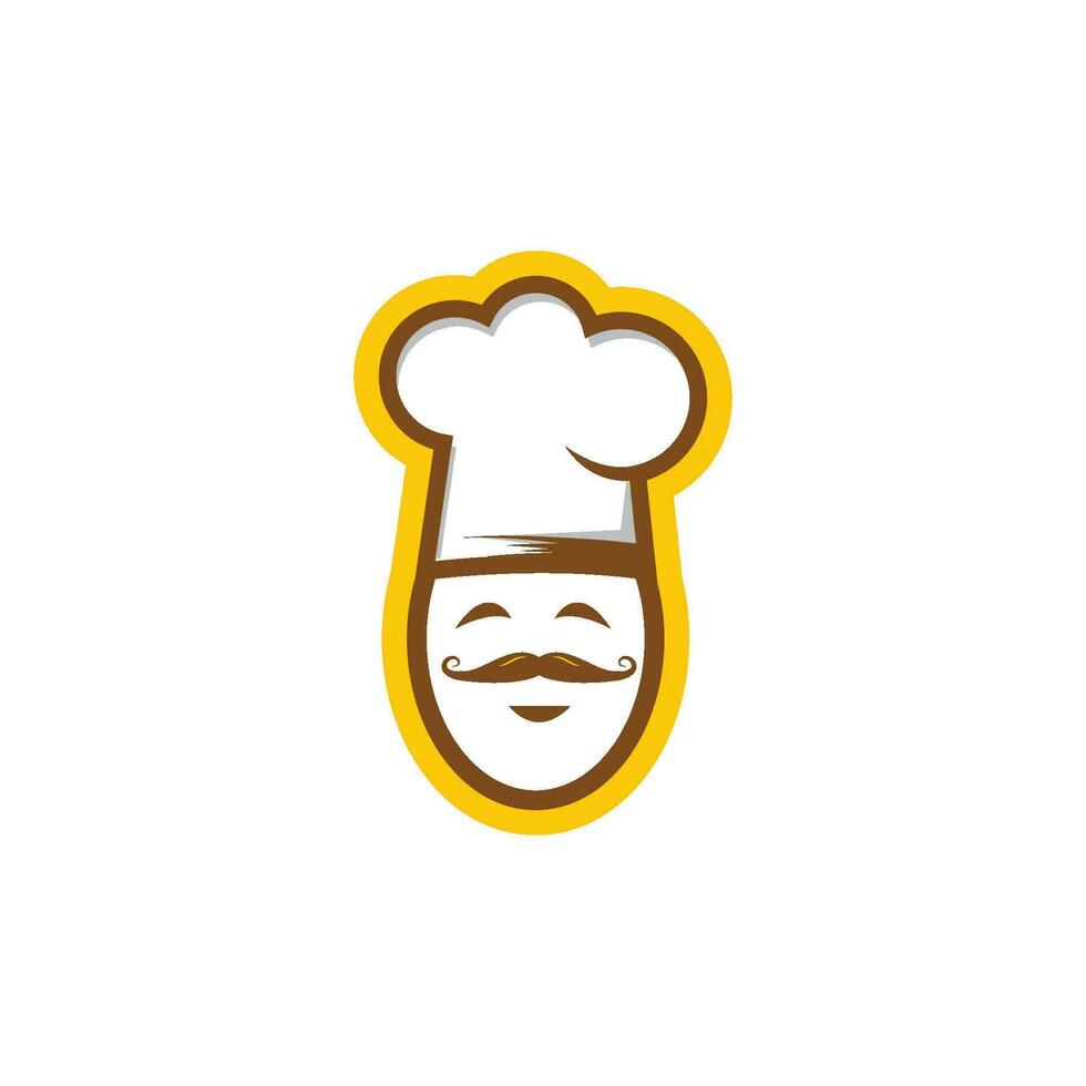 hoed chef logo vector illustratie