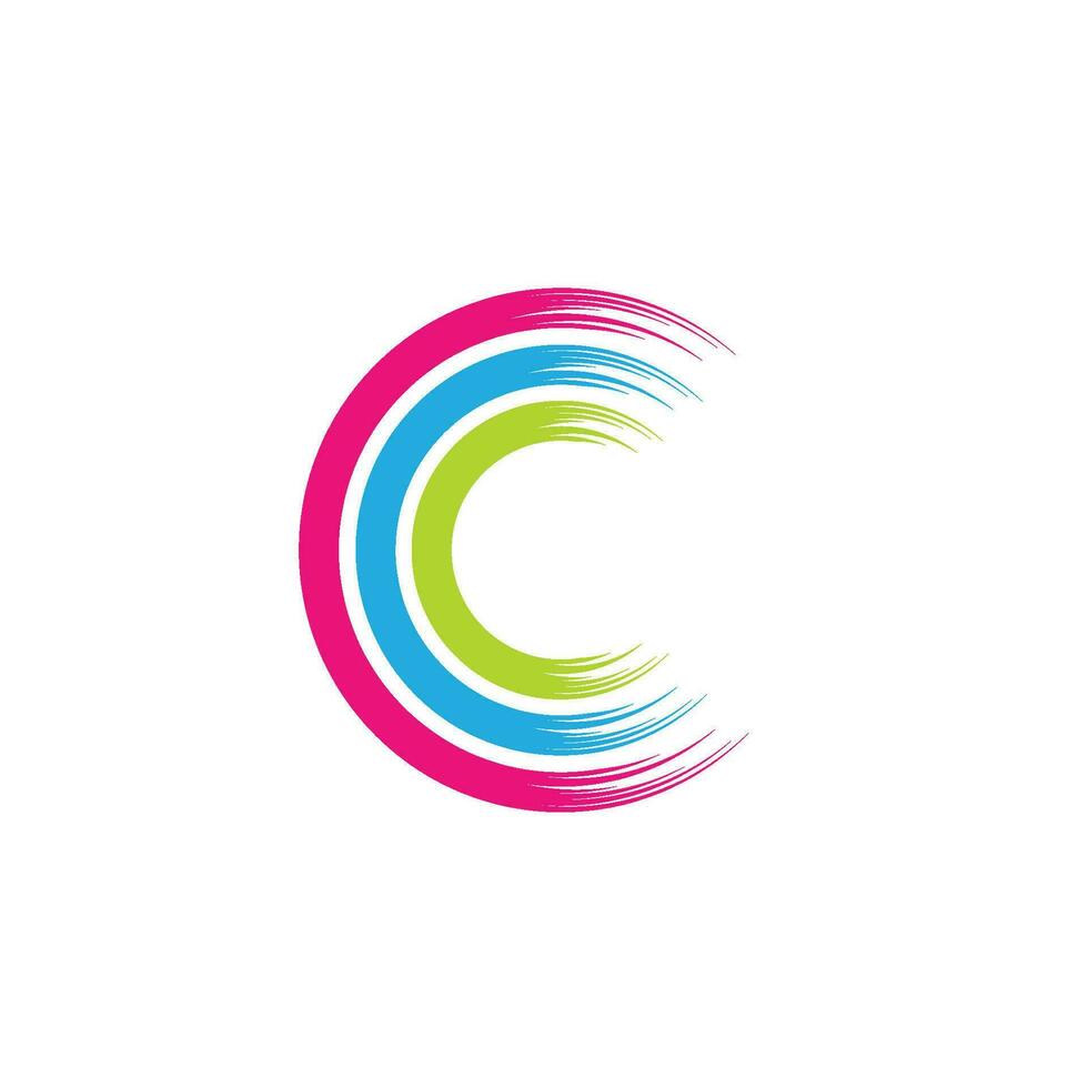 c brief logo sjabloon vector icoon