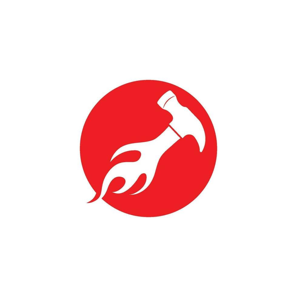 brand hummer icoon logo vector illustratie ontwerp