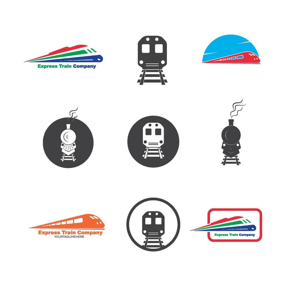 trein vector icoon illustratie ontwerp