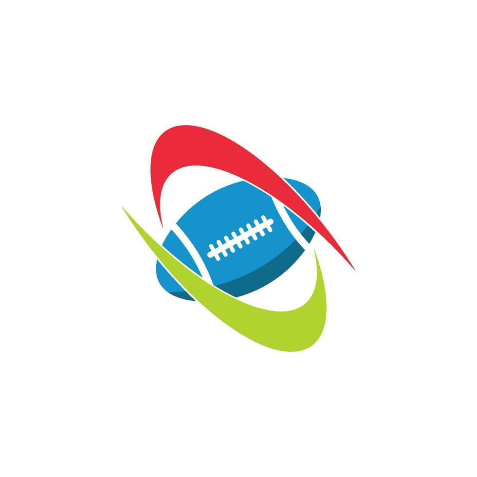 rugby bal icoon vector illustratie ontwerp