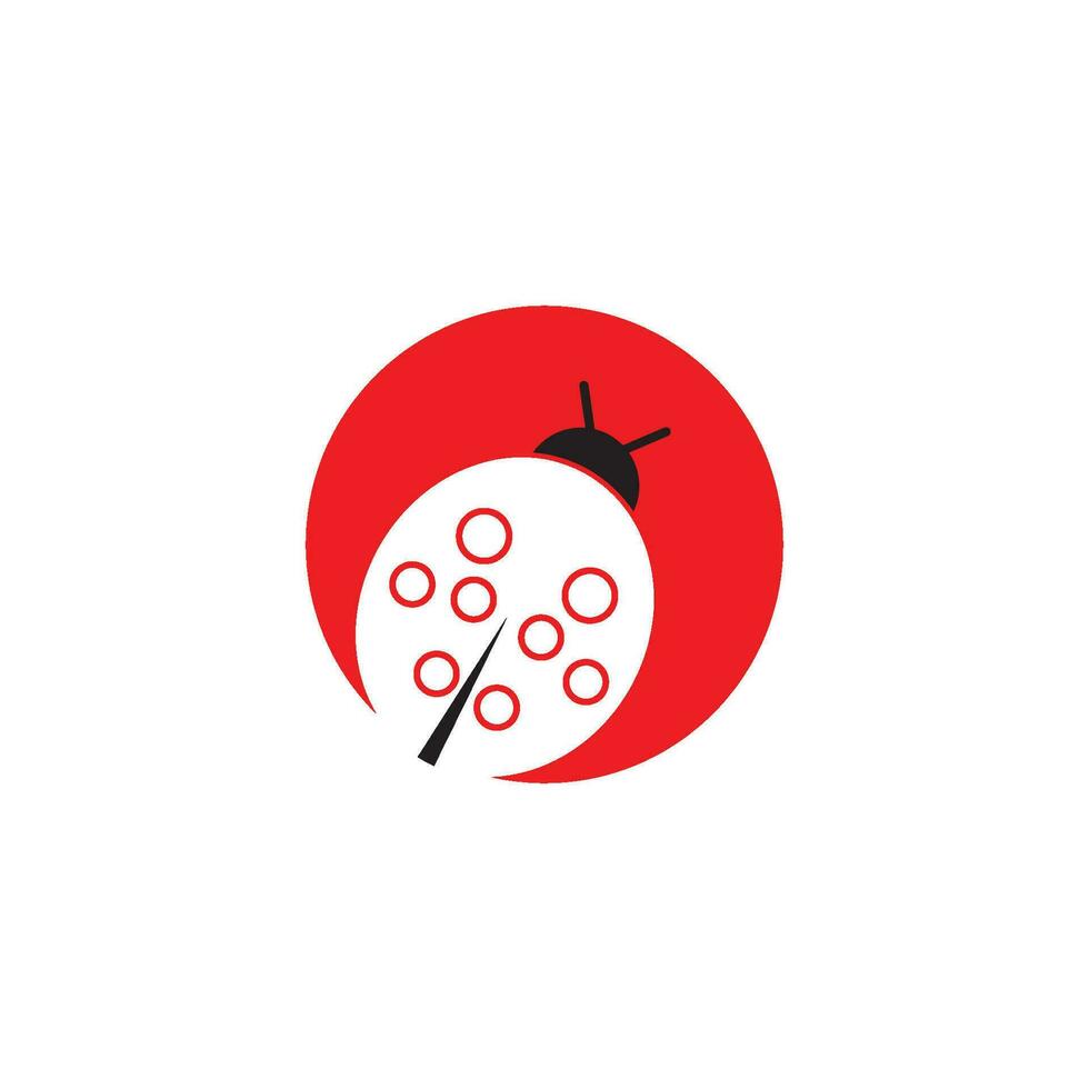 lieveheersbeestje vector icoon illustratie ontwerp
