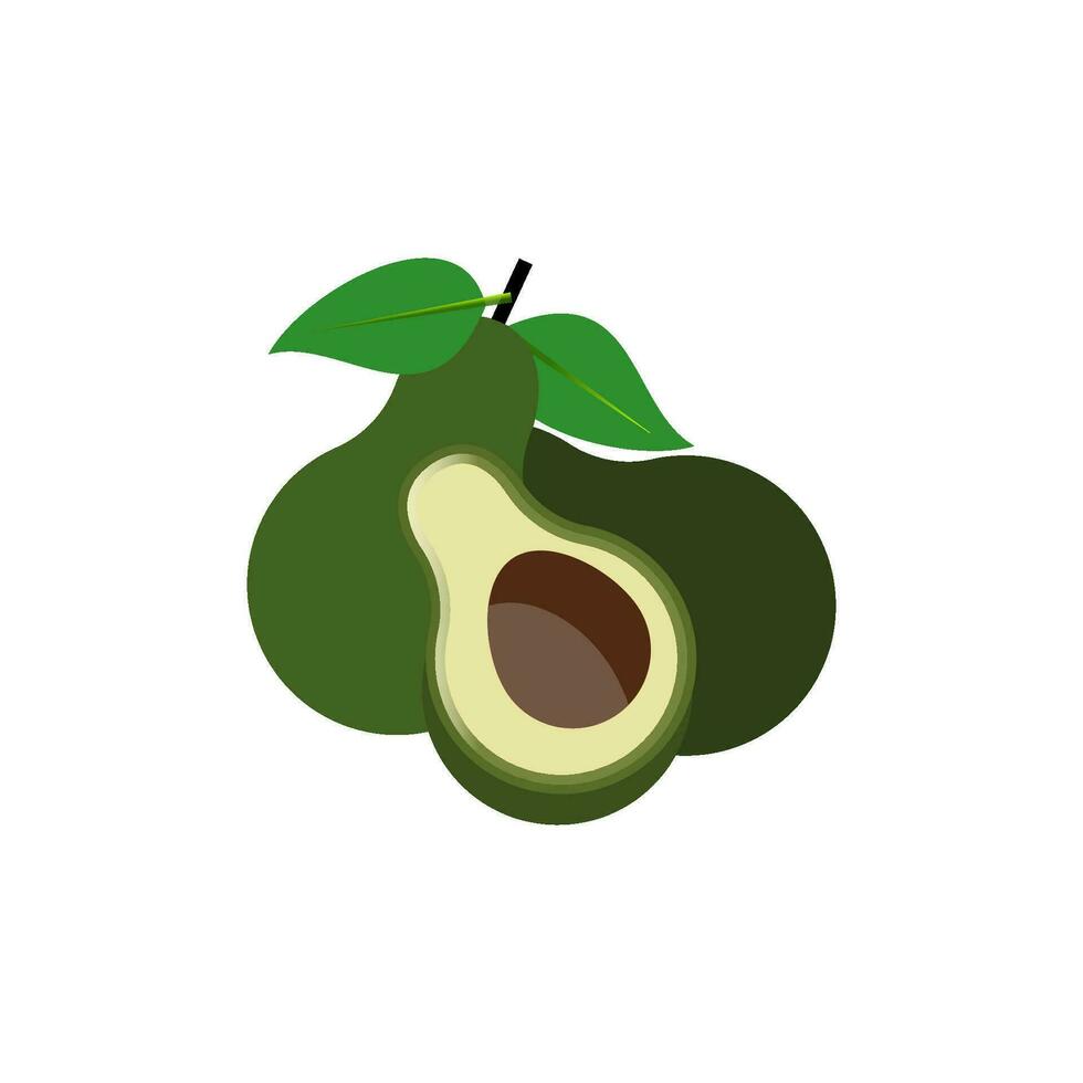 avocado icoon ontwerp vector Sjablonen