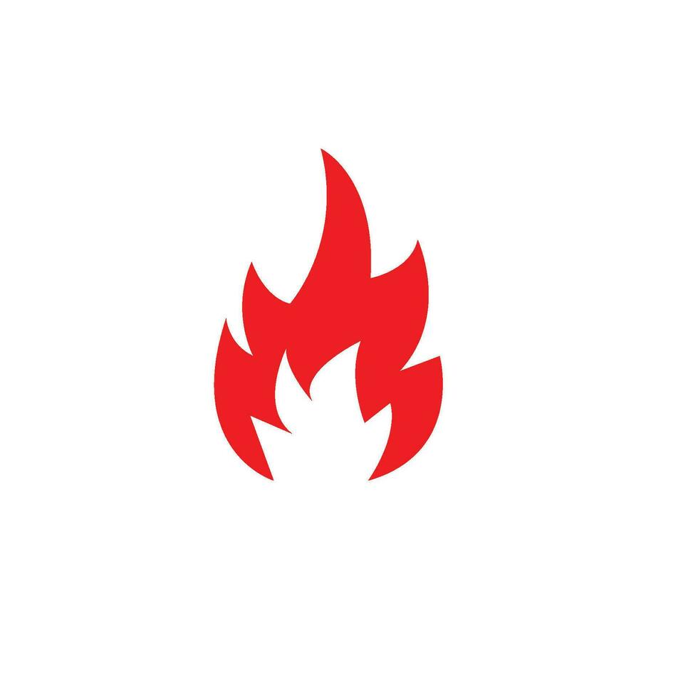 brand vlam vector illustratie ontwerp
