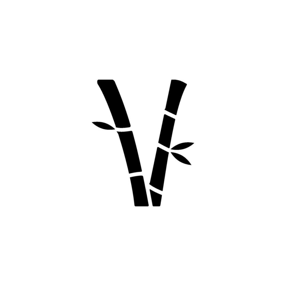 bamboe icoon vector ontwerp Sjablonen