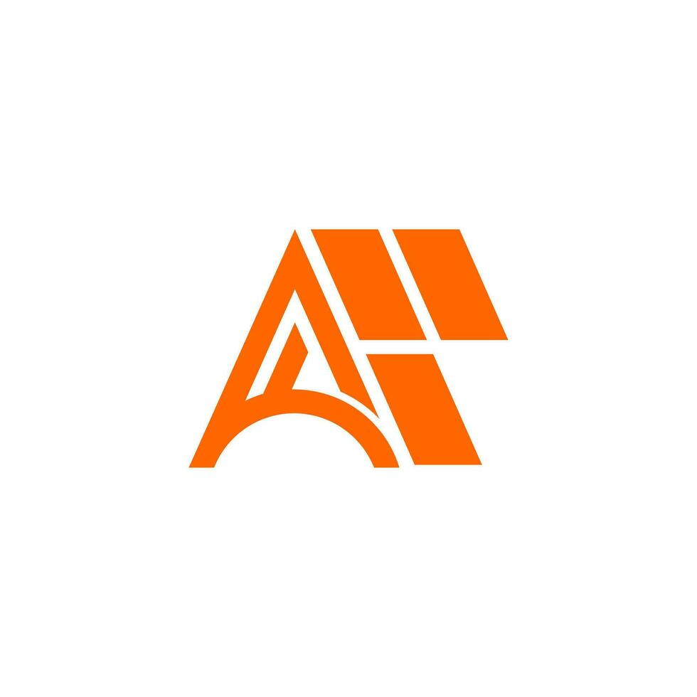 brief een abstract ontwerp logo vector