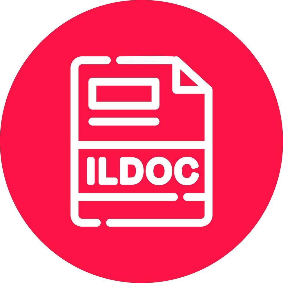 ildoc creatief icoon ontwerp vector