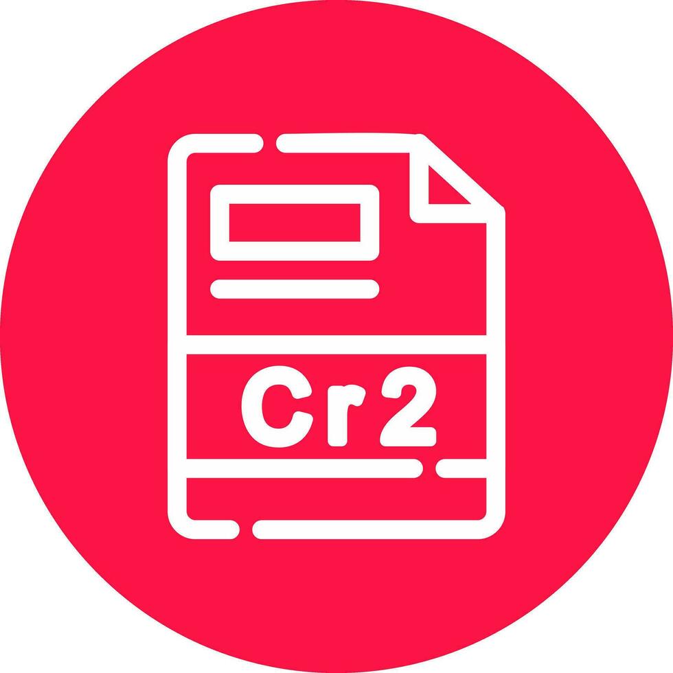 cr2 creatief icoon ontwerp vector