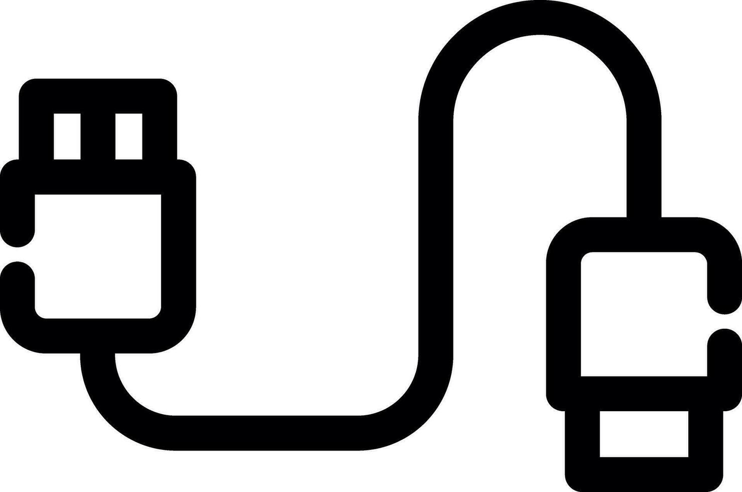 kabel creatief icoon ontwerp vector