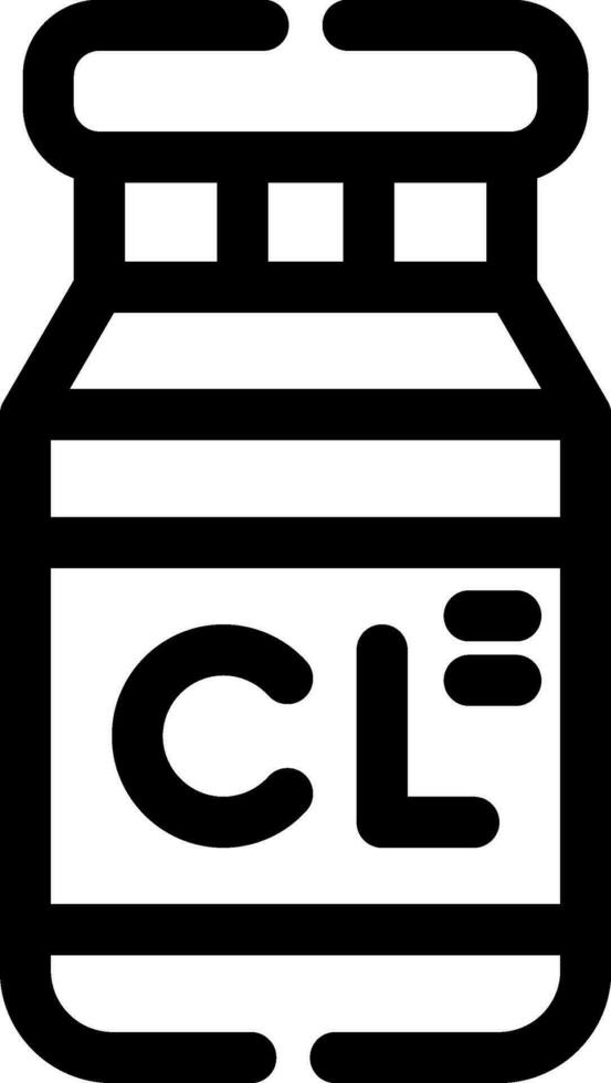 chloor- creatief pictogrammen ontwerp vector