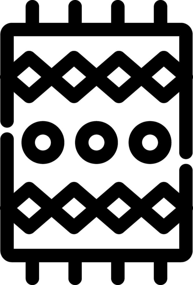 tapijt creatief pictogrammen ontwerp vector