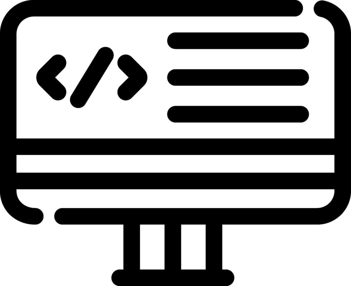 web programmering creatief icoon ontwerp vector