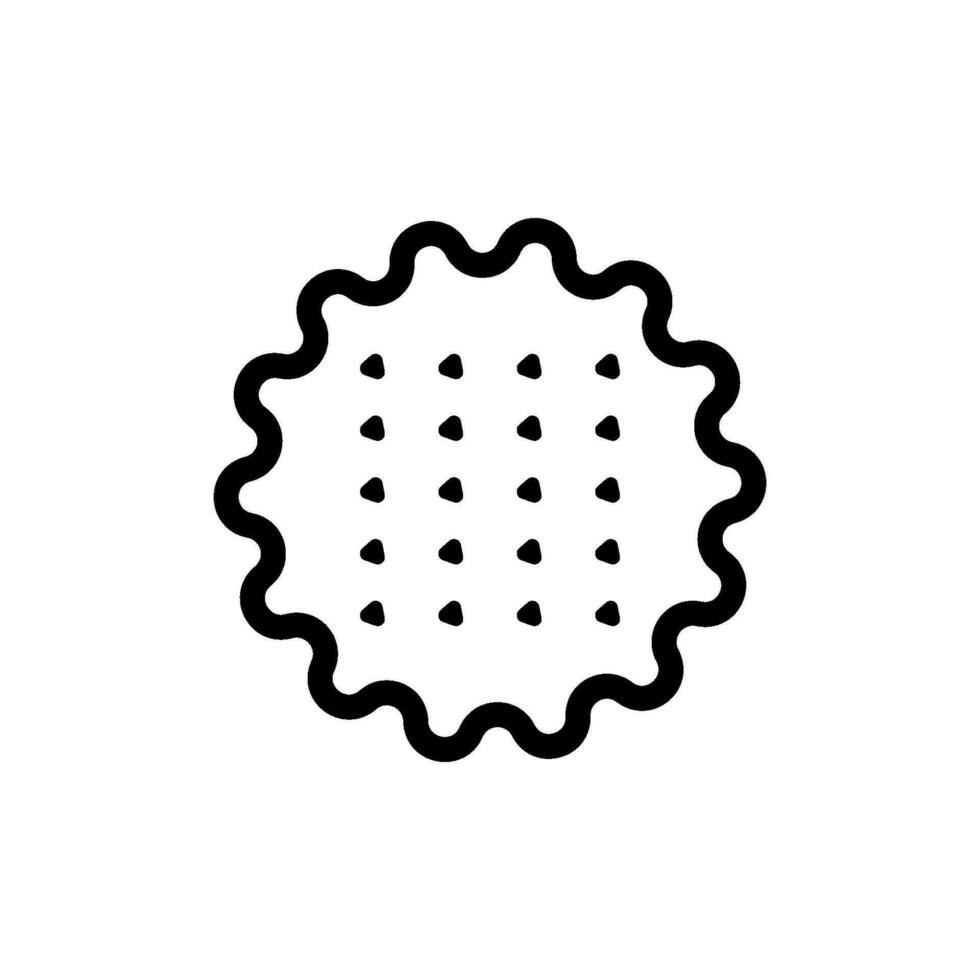 biscuit icoon vector ontwerp Sjablonen