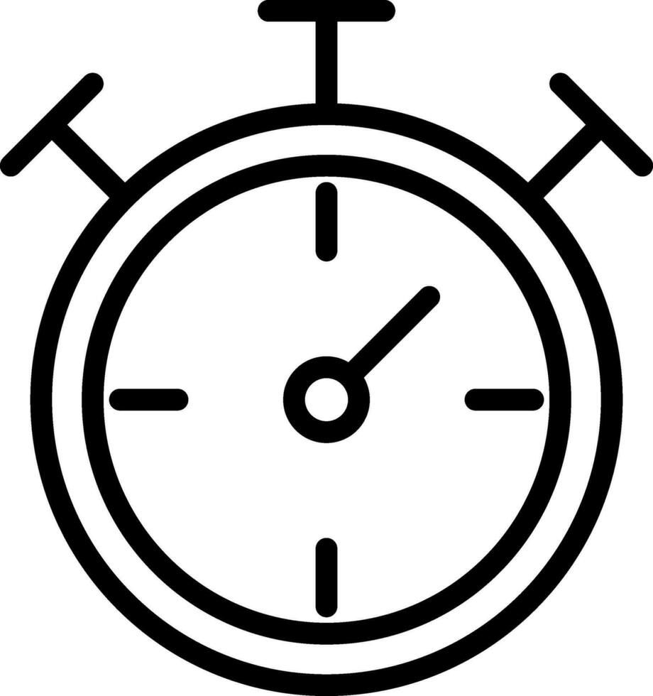 stopwatch creatief icoon ontwerp vector