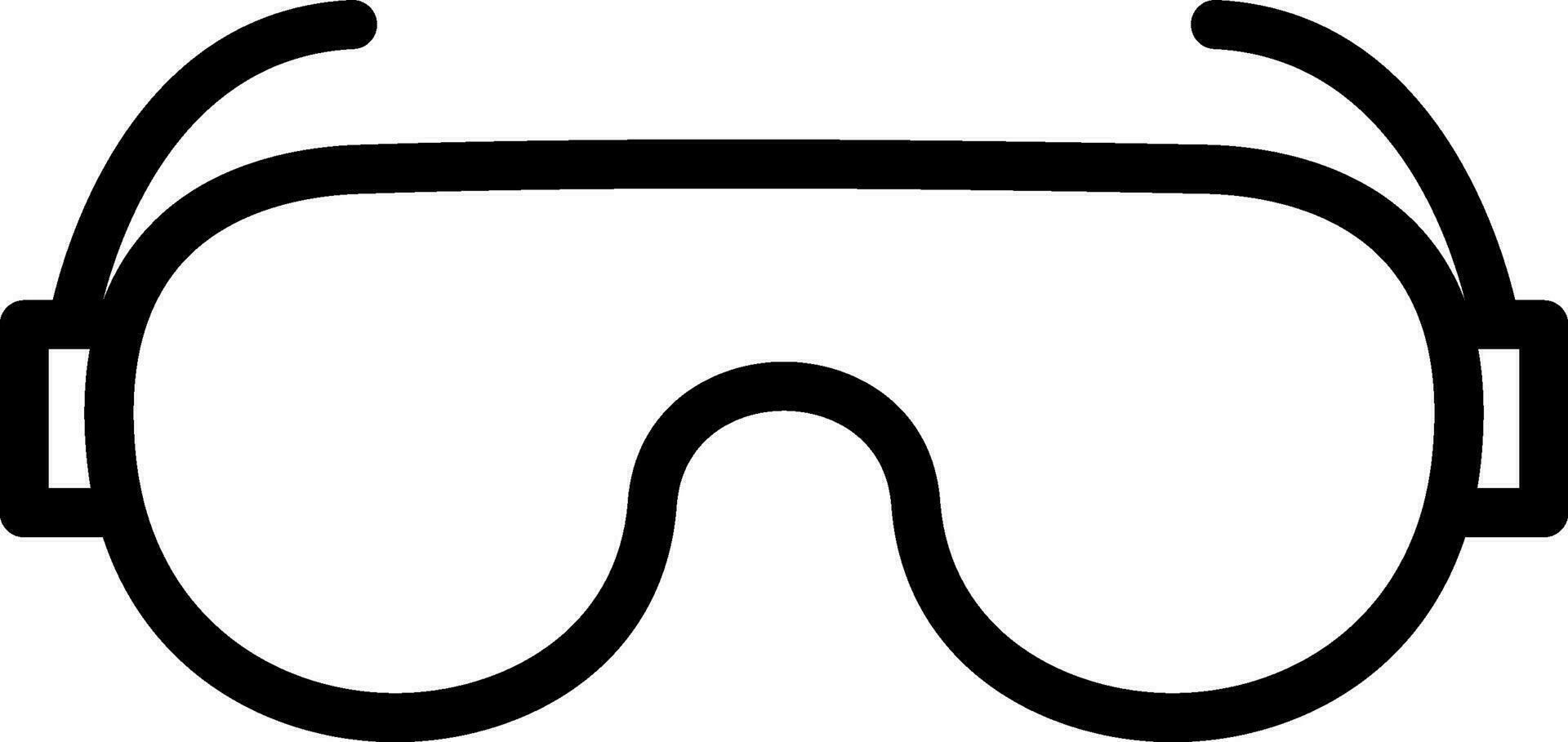 laboratorium stofbril creatief icoon ontwerp vector