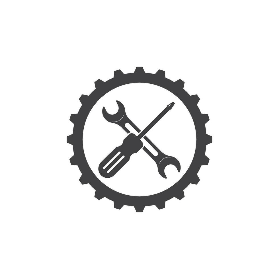 moersleutel vector illustratie en icoon van automotive reparatie
