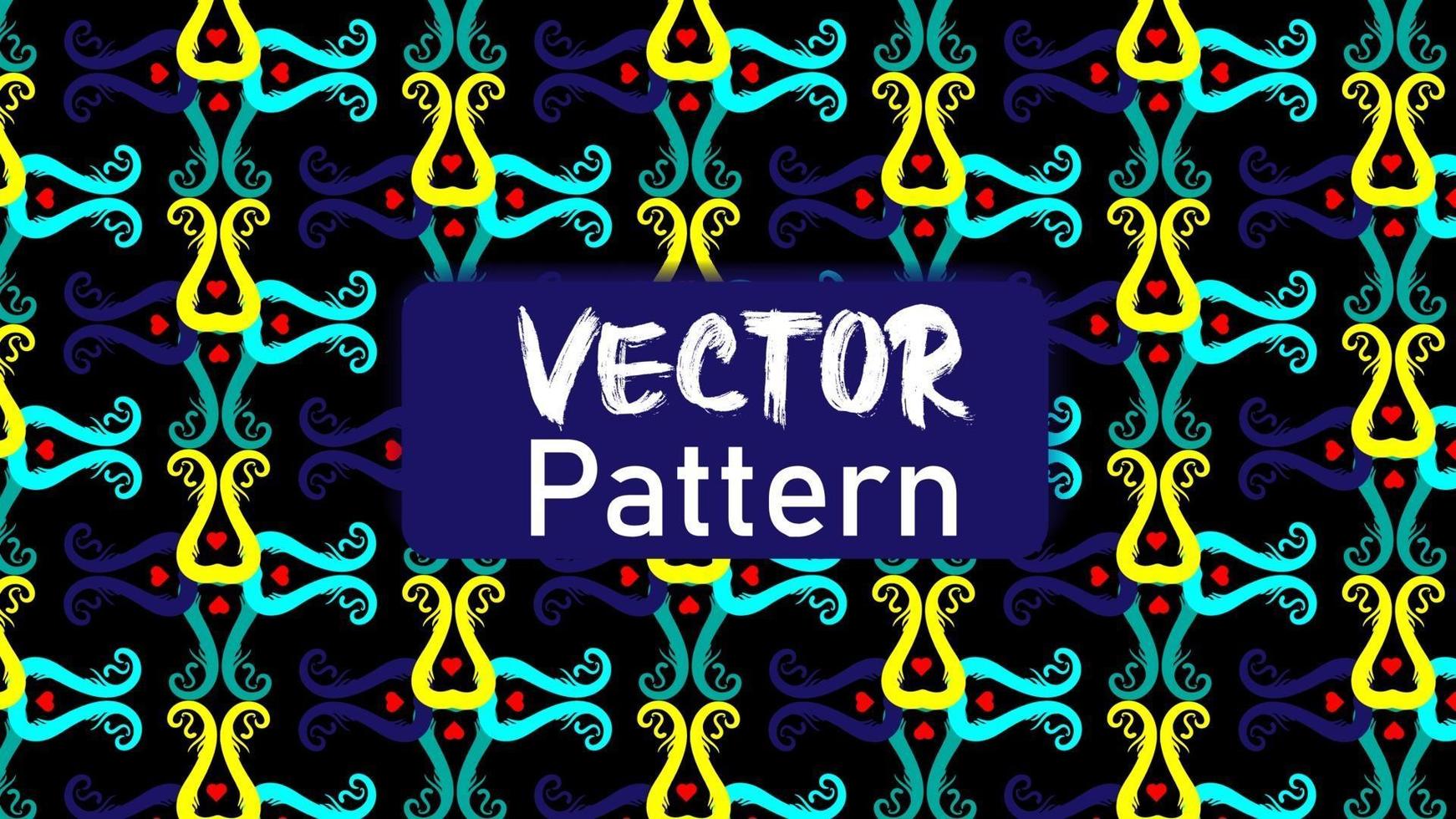 nieuw vector naadloos patroonontwerp