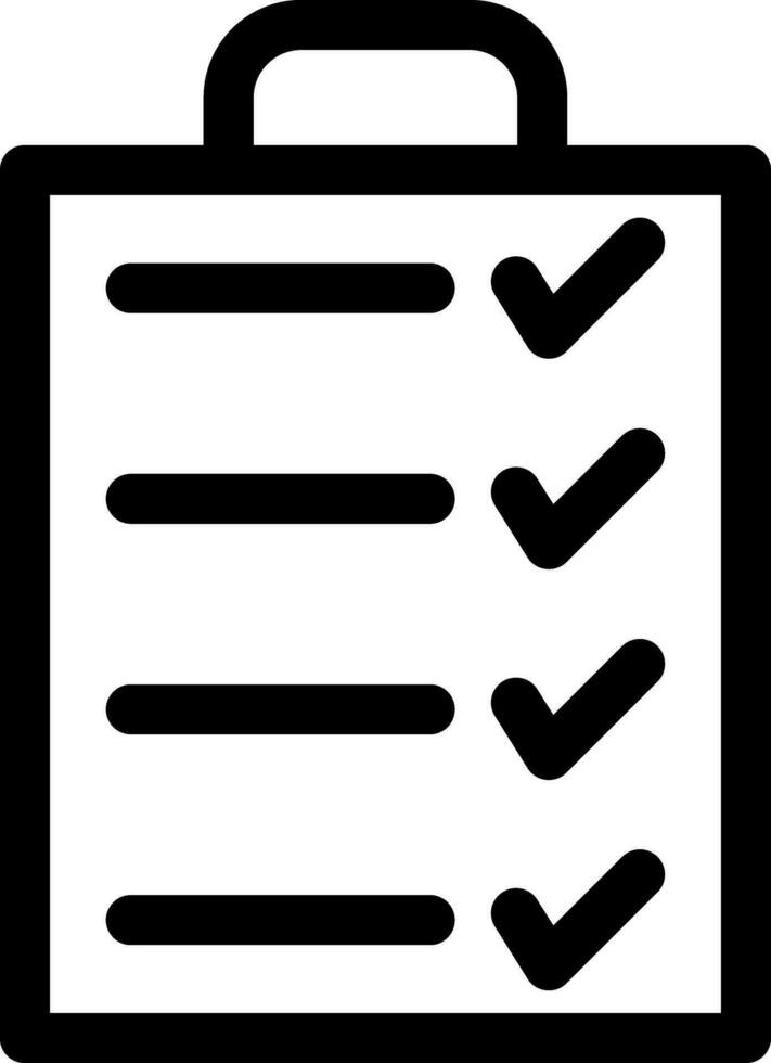 checklist creatief icoon ontwerp vector