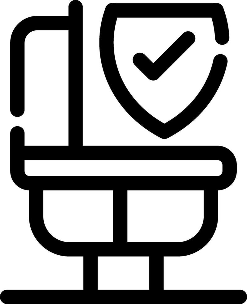badkamer veiligheid creatief icoon ontwerp vector