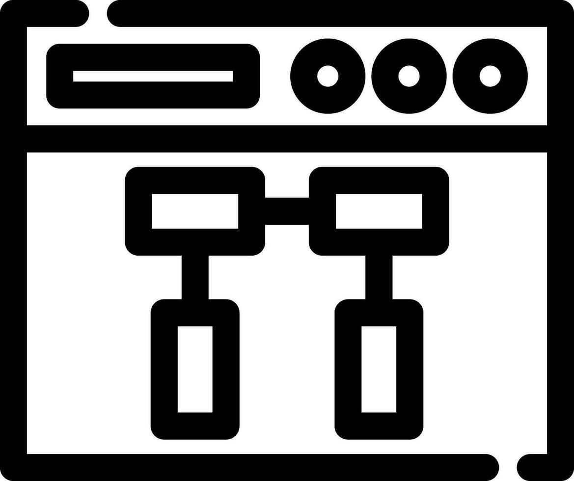 sitemap creatief icoon ontwerp vector