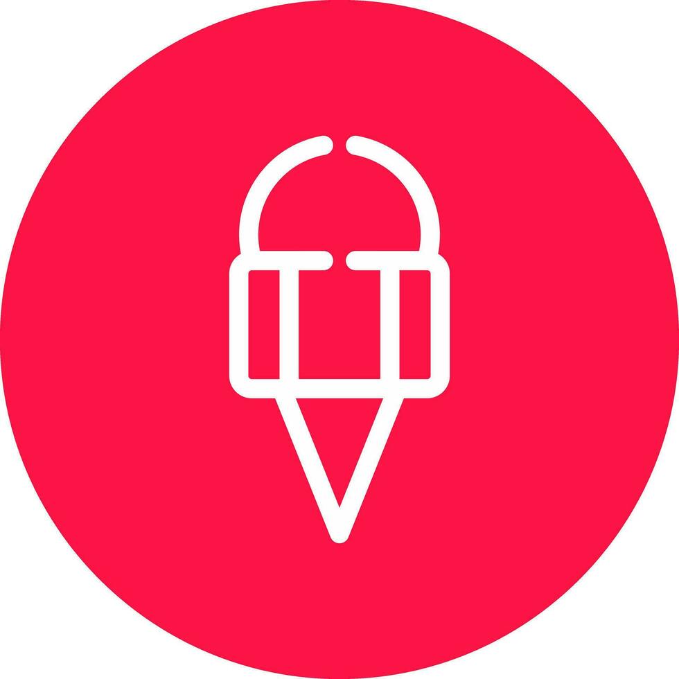 ijs room creatief icoon ontwerp vector