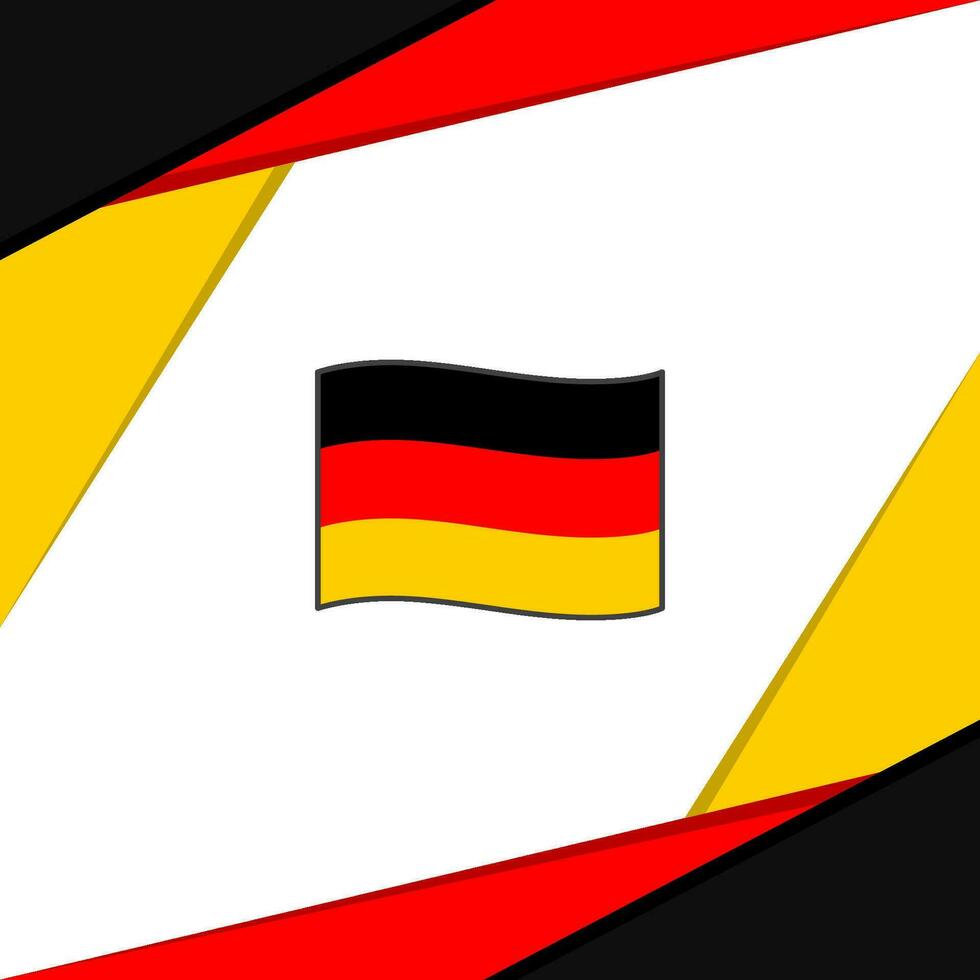 Duitsland vlag abstract achtergrond ontwerp sjabloon. Duitsland onafhankelijkheid dag banier sociaal media na. Duitsland achtergrond vector