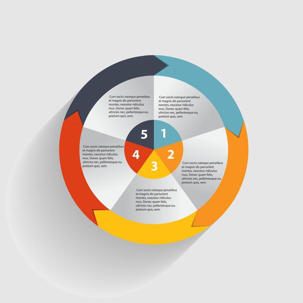 infographic sjablonen voor zakelijke vectorillustratie vector