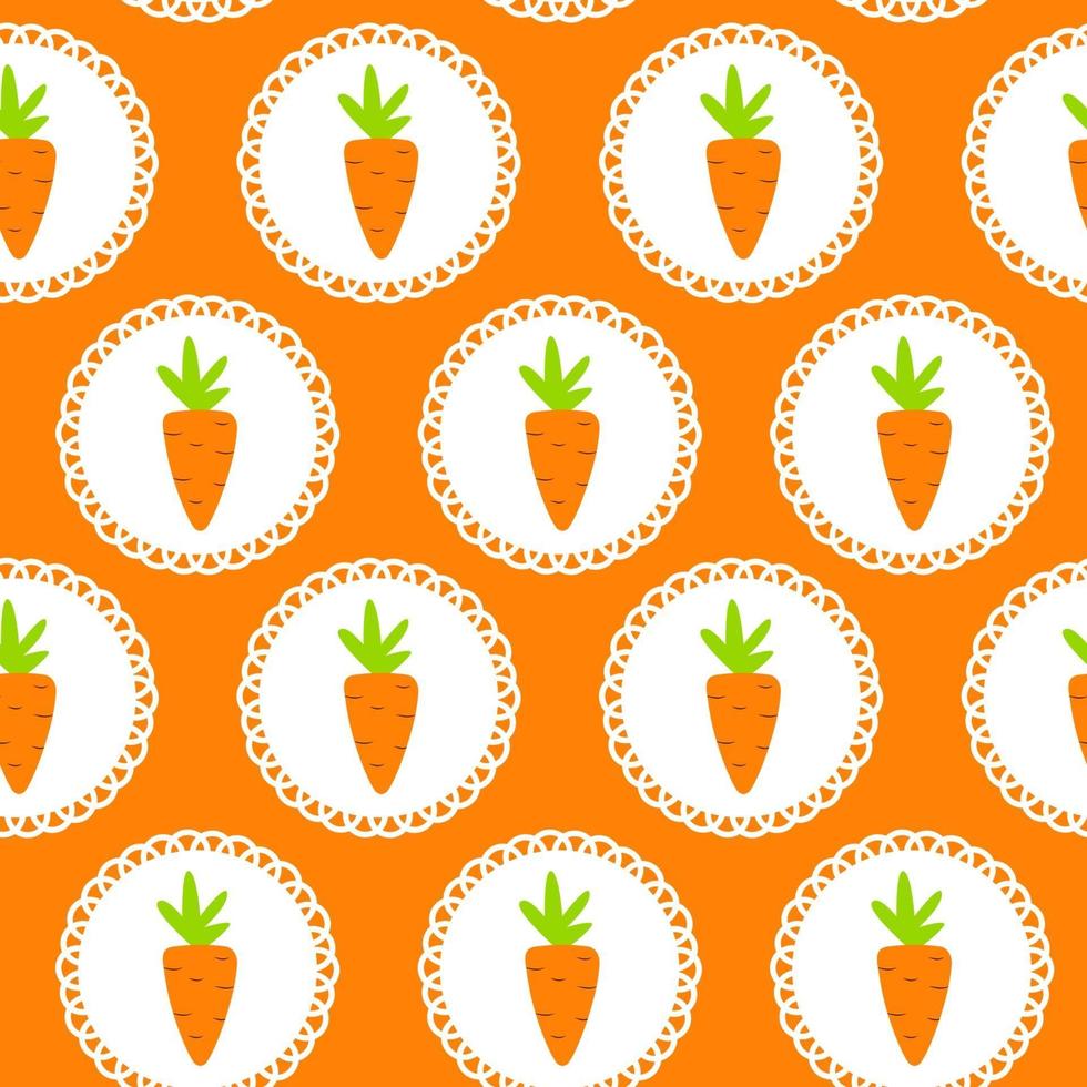 wortel naadloos patroon vector