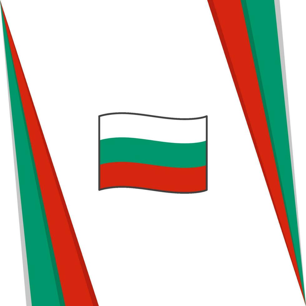 bulgarije vlag abstract achtergrond ontwerp sjabloon. bulgarije onafhankelijkheid dag banier sociaal media na. bulgarije banier vector