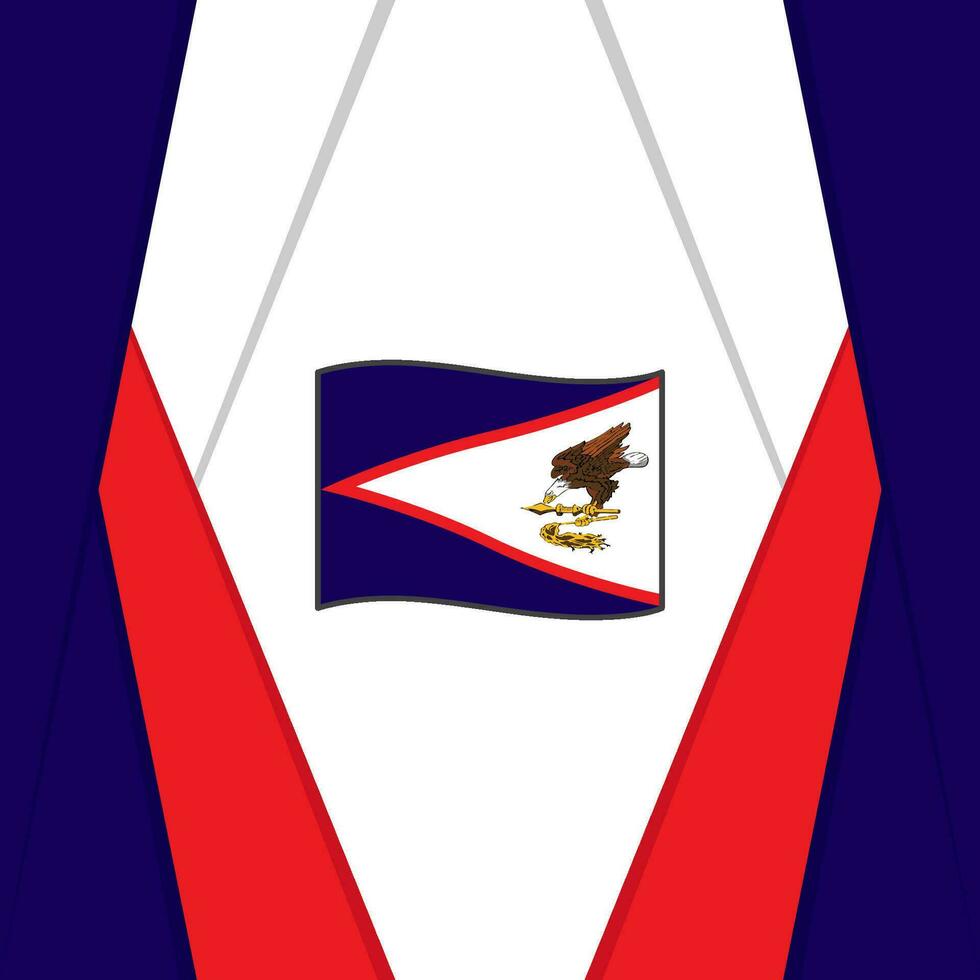 Amerikaans Samoa vlag abstract achtergrond ontwerp sjabloon. Amerikaans Samoa onafhankelijkheid dag banier sociaal media na. Amerikaans Samoa achtergrond vector