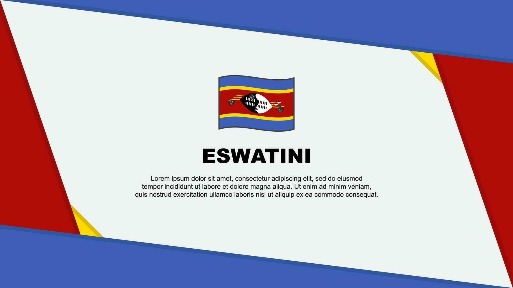 eswatini vlag abstract achtergrond ontwerp sjabloon. eswatini onafhankelijkheid dag banier tekenfilm vector illustratie. eswatini onafhankelijkheid dag