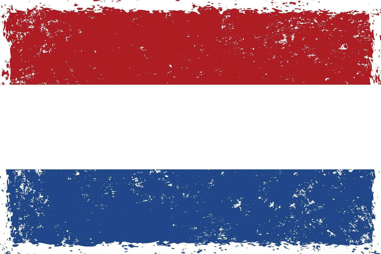 Nederland vlag grunge verontrust stijl vector