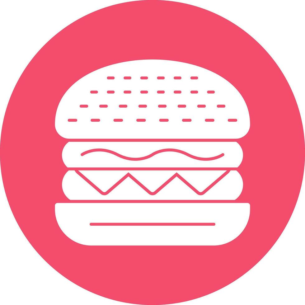 klassiek hamburger vector icoon ontwerp