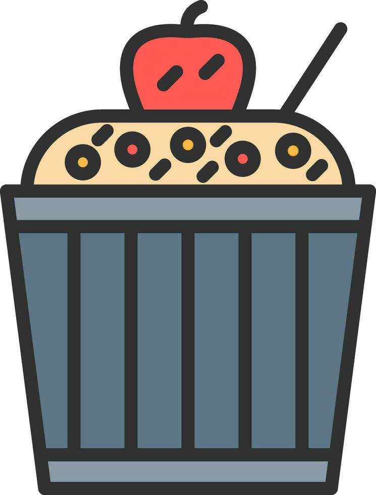 chocola soufflé vector icoon ontwerp