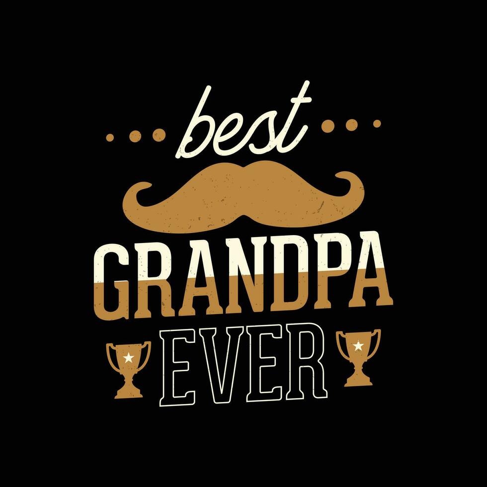 het beste opa ooit t overhemd ontwerp grootouder geschenk t overhemd vector typografie grafiek sjabloon