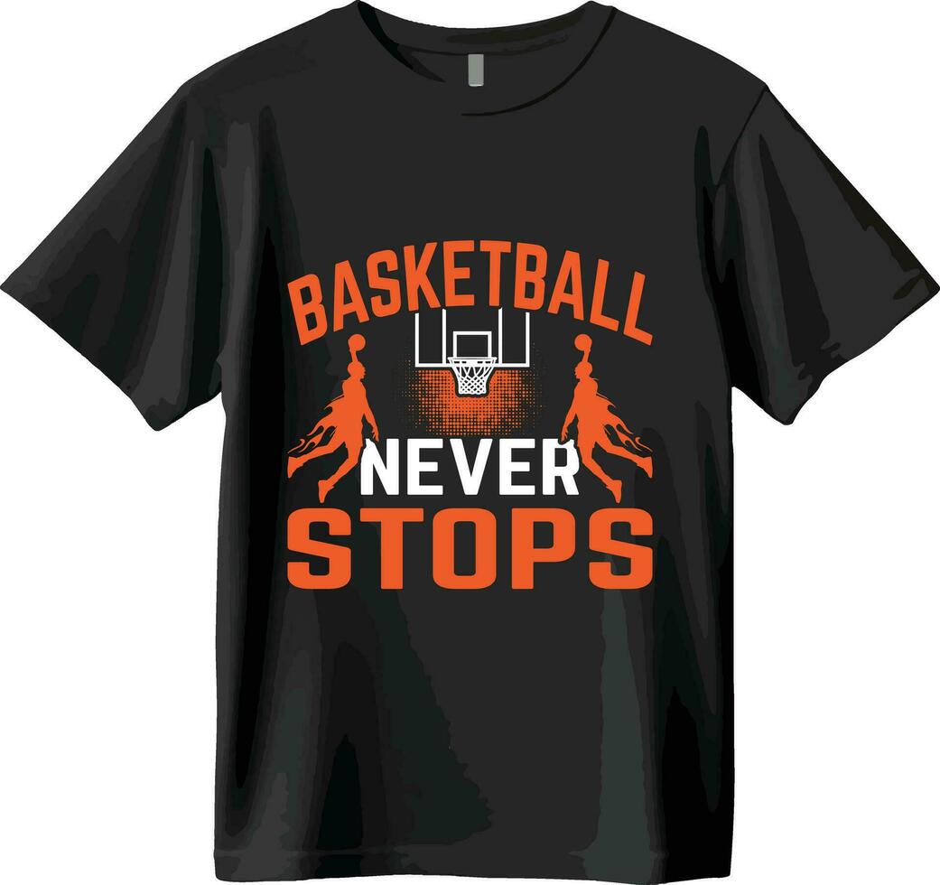 basketbal t-shirt en vector ontwerp