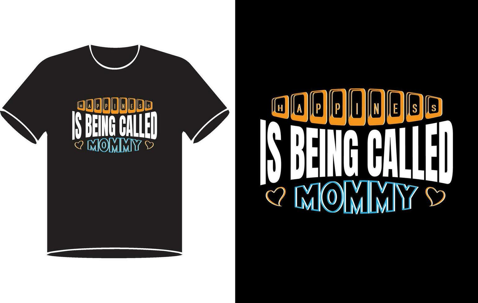 geluk is wezen gebeld mama typografie moeders dag t-shirt ontwerp. pro vector